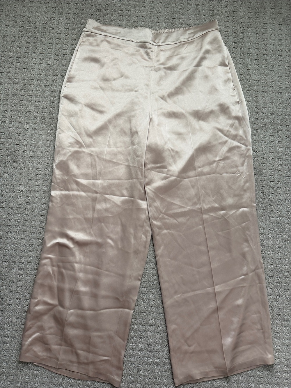 Elie Tahari Pale Blush Wide Leg Pants